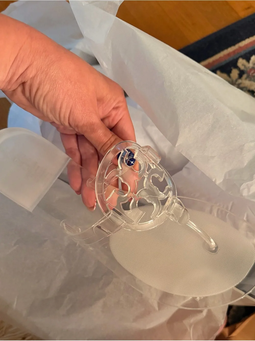 Tory Burch Transparent Miller Jelly Thong Sandals - Clear (New! In box!)